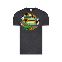 Vintage Black Chihuahua State Of Mexico Map Vintage Tee - RanaPortraitStore
