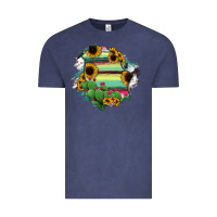 Vintage Denim Chihuahua State Of Mexico Map Vintage Tee - RanaPortraitStore