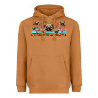 Meerkat western pug dogs Heavyweight Hoodie - Jasminsmagicworld