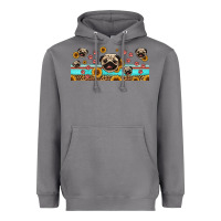 Storm western pug dogs Heavyweight Hoodie - Jasminsmagicworld