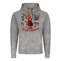 Cloud Rock Food İs My Valentine Vintage Hoodie - SublimationCraftShop
