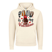Vintage Artic Food İs My Valentine Vintage Hoodie - SublimationCraftShop