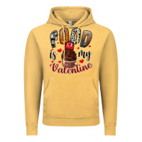 Vintage Mustard Food İs My Valentine Vintage Hoodie - SublimationCraftShop