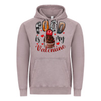 Vintage Zinc Food İs My Valentine Vintage Hoodie - SublimationCraftShop