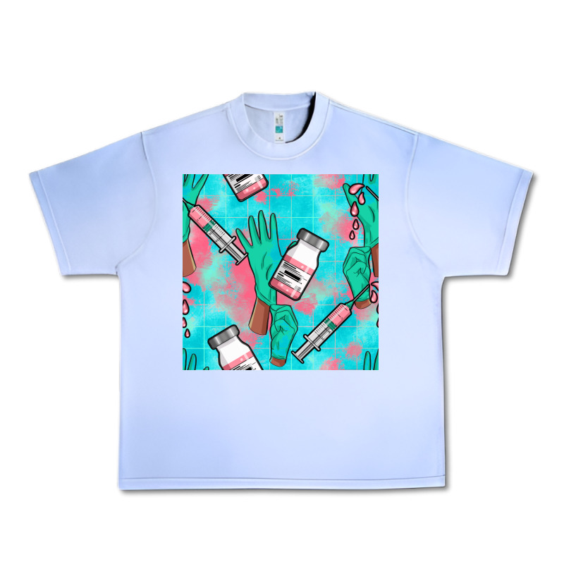 Nurse Gloves Seamless Pattern Urban Heavy Tee by BundleAndBundleShop | Teevron