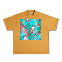 Peanut Butter Nurse Gloves Seamless Pattern Urban Heavy Tee - BundleAndBundleShop