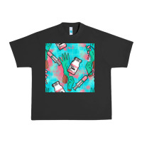Pigment Black Nurse Gloves Seamless Pattern Urban Heavy Tee - BundleAndBundleShop