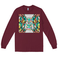 Burgundy easter mom Long Sleeve Tee - CowhideDigitalArt