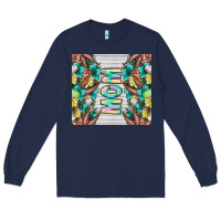 Navy easter mom Long Sleeve Tee - CowhideDigitalArt