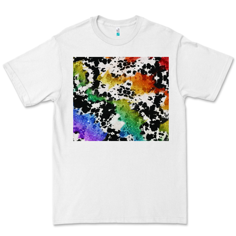 Rainbow Pride Cowhide Tumbler Premium Tee by FaDigitalArtStudio | Teevron