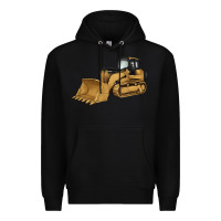 Black bulldozer Premium Hoodie - Artiststas
