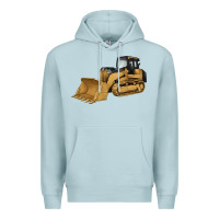 Blue Mist bulldozer Premium Hoodie - Artiststas