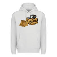 Dove Grey bulldozer Premium Hoodie - Artiststas