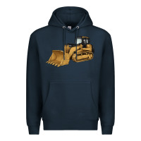 Navy bulldozer Premium Hoodie - Artiststas