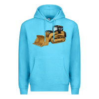 Ocean Blue bulldozer Premium Hoodie - Artiststas