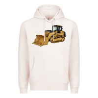 Pale Pink bulldozer Premium Hoodie - Artiststas