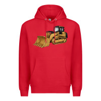 Red bulldozer Premium Hoodie - Artiststas