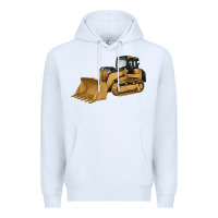 White bulldozer Premium Hoodie - Artiststas