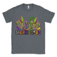 Charcoal Heather mardi gras skeleton hands  fleur de lis Classic Tee - OliviaCreatesArt