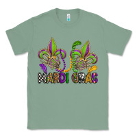 Sage mardi gras skeleton hands  fleur de lis Classic Tee - OliviaCreatesArt