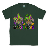 Sports Green mardi gras skeleton hands  fleur de lis Classic Tee - OliviaCreatesArt