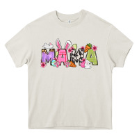 Cream Easter mama Heavy Core Tee - OliviaCreatesArt