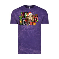 Cloud Purple ho ho ho heifer Vintage Tee - FaDigitalArtStudio