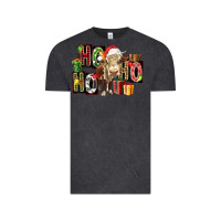 Vintage Black ho ho ho heifer Vintage Tee - FaDigitalArtStudio