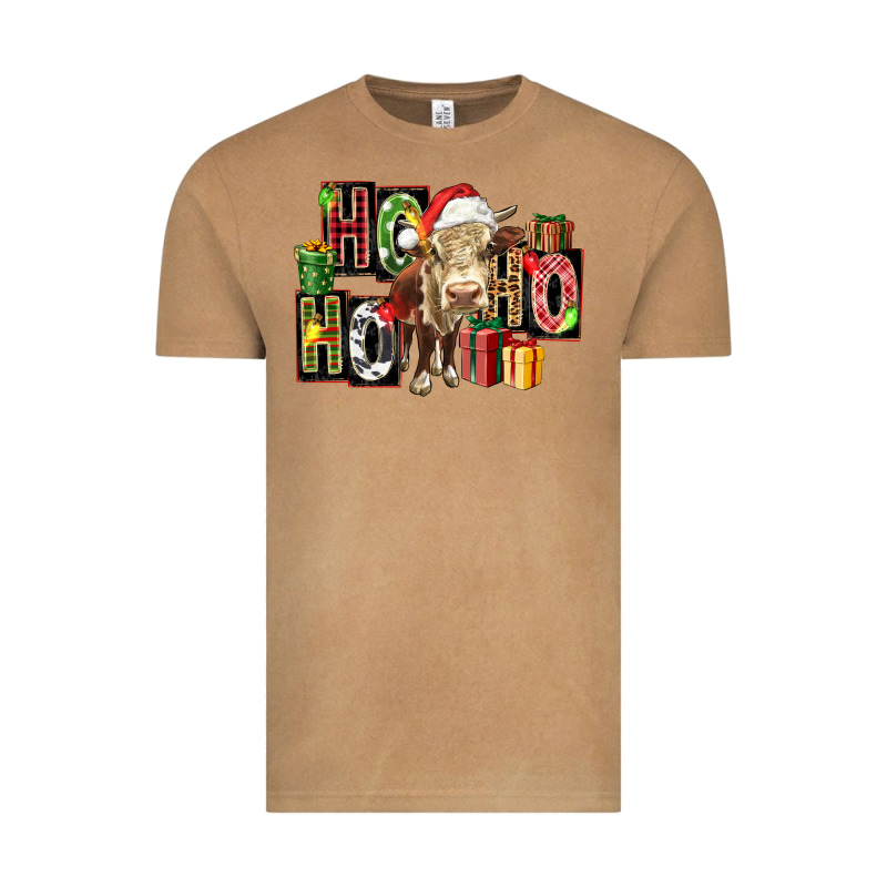 Ho Ho Ho Heifer Vintage Tee by FaDigitalArtStudio | Teevron