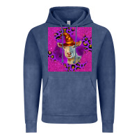 Vintage Denim Halloween Saanen Goat Vintage Hoodie - LillyAllenDesigns