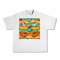 Lunar Rock Pumpkin And Glitter Seamless Pattern Urban Heavy Tee - BundleAndBundleShop