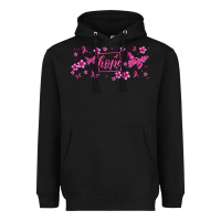 Black hope breast cancer butterfly Heavyweight Hoodie - Jasminsmagicworld
