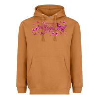 Meerkat hope breast cancer butterfly Heavyweight Hoodie - Jasminsmagicworld