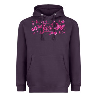 Plum hope breast cancer butterfly Heavyweight Hoodie - Jasminsmagicworld