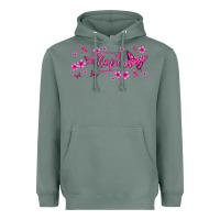 Sage hope breast cancer butterfly Heavyweight Hoodie - Jasminsmagicworld