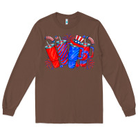 Chestnut american obsessive cup Long Sleeve Tee - CowhideDigitalArt