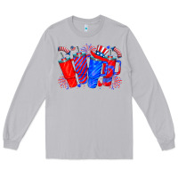 Moon Dust american obsessive cup Long Sleeve Tee - CowhideDigitalArt