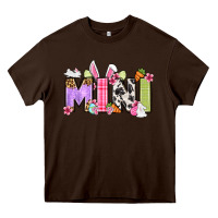 Chocolate Brown Easter mini Heavy Core Tee - OliviaCreatesArt
