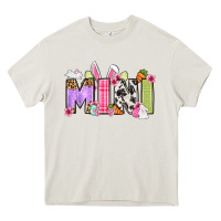 Cream Easter mini Heavy Core Tee - OliviaCreatesArt