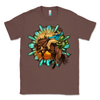 Chestnut gemstone cowboy Classic Tee - OliviaCreatesArt
