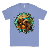 Colony Blue gemstone cowboy Classic Tee - OliviaCreatesArt