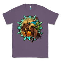 Lavender gemstone cowboy Classic Tee - OliviaCreatesArt