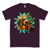 Plum gemstone cowboy Classic Tee - OliviaCreatesArt