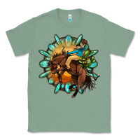 Sage gemstone cowboy Classic Tee - OliviaCreatesArt
