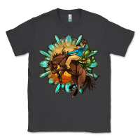 Smoke gemstone cowboy Classic Tee - OliviaCreatesArt