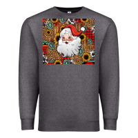Charcoal Heather western santa claus Premium Sweatshirt - Jasminsmagicworld