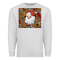 Dove Grey western santa claus Premium Sweatshirt - Jasminsmagicworld