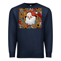 Navy western santa claus Premium Sweatshirt - Jasminsmagicworld