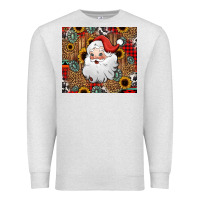 Oatmeal Heather western santa claus Premium Sweatshirt - Jasminsmagicworld
