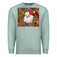 Seafoam western santa claus Premium Sweatshirt - Jasminsmagicworld
